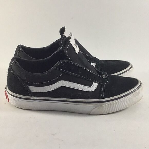 Vans old skool classic womens shoes lace up skate sneakers black size 5.5 500714 - Picture 1 of 8